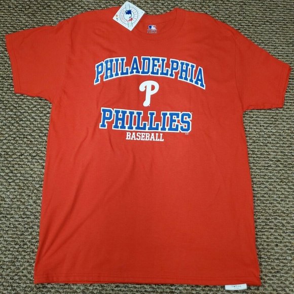 T-shirt Victoria's Secret Philadelphia Phillies - Taille M, Neuf Avec étiquettes (NWT) - Coton, Manches Courtes, Gris